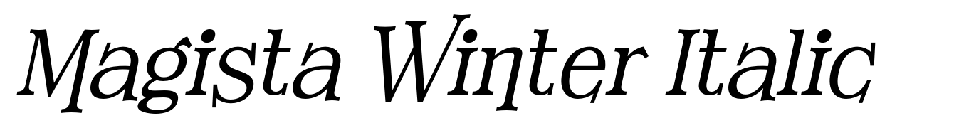 Magista Winter Italic